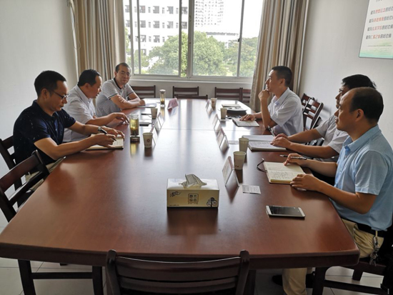 公司领导班子到湖州师范公司文公司考察交流