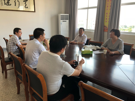 金则新董事长、赵小明副董事长走访公司